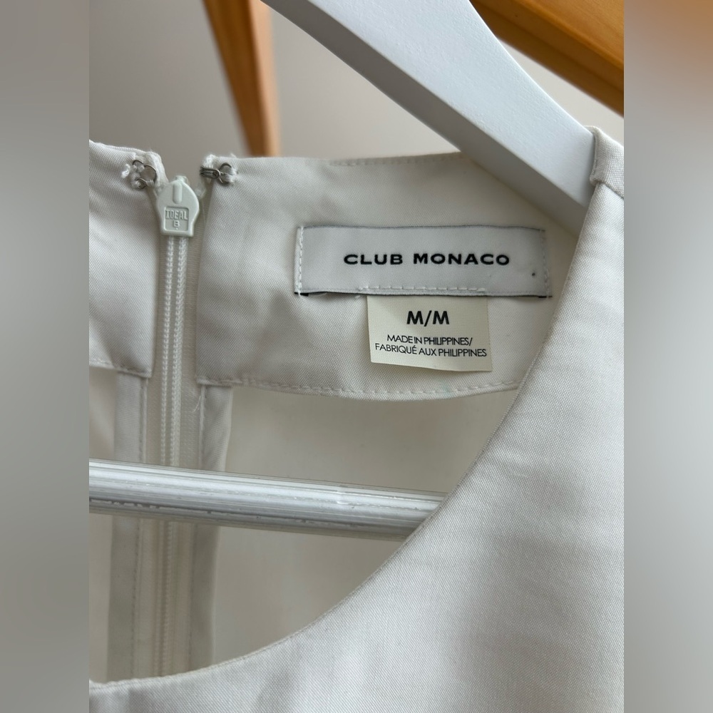 Club Monaco Cream Layered Sleeveless Blouse Size M - Picture 3 of 5